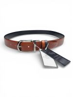 İstanbul Belt Çift Taraflı Desenli Erkek Kemer – 3.5 cm – Döner Tokalı – Siyah Arka Yüz – Renk & Boy Seçenekleri