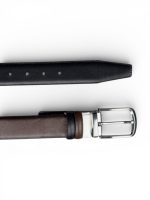 İstanbul Belt Çift Taraflı Klasik Erkek Kemer – 3.5 cm – Döner Tokalı – Renk & Boy Seçenekleri
