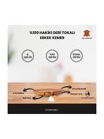 İstanbul Belt Deri Tokalı Hakiki Deri Erkek Kemer – 4 cm – Kalın & Dayanıklı Tek Parça Deri – Vintage Doğal Tasarım