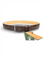 İstanbul Belt Croco Desenli Hakiki Deri Erkek Kemer – 3,5 cm – Klasik & Şık Tasarım – Renk ve Boy Seçenekleri