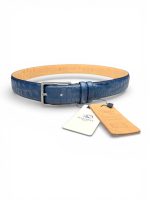 İstanbul Belt Croco Desenli Hakiki Deri Erkek Kemer – 3,5 cm – Klasik & Şık Tasarım – Renk ve Boy Seçenekleri