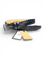 İstanbul Belt Croco Desenli Hakiki Deri Erkek Kemer – 3,5 cm – Klasik & Şık Tasarım – Renk ve Boy Seçenekleri