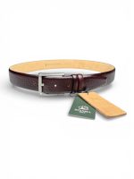 İstanbul Belt Hakiki Deri Erkek Kemer – 3.5 cm – Dokulu Klasik Model