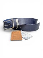 İstanbul Belt Exclusive Tek Katlı Hakiki Deri Erkek Kemer – 4 cm – Gümüş Ton Tokalı – Üst Segment Klasik Model