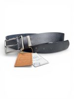 İstanbul Belt Exclusive Tek Katlı Hakiki Deri Erkek Kemer – 4 cm – Gümüş Ton Tokalı – Üst Segment Klasik Model