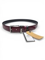 İstanbul Belt Çift Taraflı Döner Tokalı Hakiki Klasik Erkek Deri Kemer – 3,5 cm – Gümüş Ton Tokalı – Dayanıklı, Şık & Gerçek Deri – Renk & Boy Seçenekleri