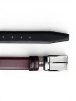 İstanbul Belt Çift Taraflı Döner Tokalı Hakiki Klasik Erkek Deri Kemer – 3,5 cm – Gümüş Ton Tokalı – Dayanıklı, Şık & Gerçek Deri – Renk & Boy Seçenekleri