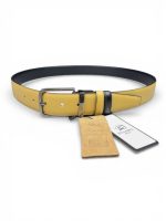 İstanbul Belt Çift Taraflı Döner Tokalı Hakiki Klasik Erkek Deri Kemer – 3,5 cm – Gümüş Ton Tokalı – Dayanıklı, Şık & Gerçek Deri – Renk & Boy Seçenekleri