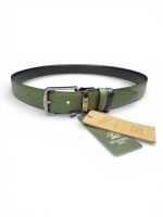 İstanbul Belt Çift Taraflı Döner Tokalı Hakiki Klasik Erkek Deri Kemer – 3,5 cm – Gümüş Ton Tokalı – Dayanıklı, Şık & Gerçek Deri – Renk & Boy Seçenekleri