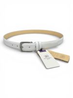 İstanbul Belt Hakiki Klasik Deri Erkek Kemer – 3 cm – Gümüş Ton Tokalı – Dayanıklı & Gerçek Deriden Kemer, Renk & Boy Seçenekleri