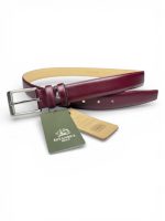 İstanbul Belt Hakiki Klasik Deri Erkek Kemer – 3 cm – Gümüş Ton Tokalı – Dayanıklı & Gerçek Deriden Kemer, Renk & Boy Seçenekleri