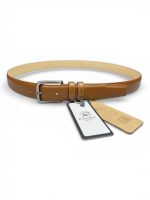 İstanbul Belt Hakiki Klasik Deri Erkek Kemer – 3 cm – Gümüş Ton Tokalı – Dayanıklı & Gerçek Deriden Kemer, Renk & Boy Seçenekleri