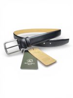 İstanbul Belt Hakiki Klasik Deri Erkek Kemer – 3 cm – Gümüş Ton Tokalı – Dayanıklı & Gerçek Deriden Kemer, Renk & Boy Seçenekleri