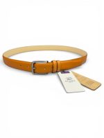 İstanbul Belt Hakiki Klasik Deri Erkek Kemer – 3 cm – Gümüş Ton Tokalı – Dayanıklı & Gerçek Deriden Kemer, Renk & Boy Seçenekleri