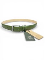 İstanbul Belt Hakiki Klasik Deri Erkek Kemer – 3 cm – Gümüş Ton Tokalı – Dayanıklı & Gerçek Deriden Kemer, Renk & Boy Seçenekleri