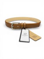 İstanbul Belt Hakiki Klasik Deri Kadın Kemer – 3 cm – Gümüş Ton Tokalı – Dayanıklı, Şık & Gerçek Deriden Kemer