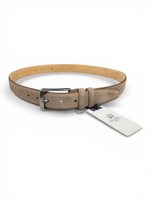 İstanbul Belt Erkek Hakiki Süet Deri Kemer – 3.5 CM – Gümüş Ton Tokalı, Dayanıklı, Şık & Gerçek Deriden Kemer