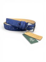 İstanbul Belt Erkek Hakiki Süet Deri Kemer – 4 CM – Gümüş Ton Tokalı, Dayanıklı, Şık & Gerçek Deriden Kemer