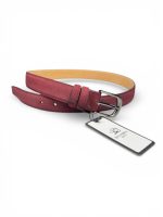 İstanbul Belt Hakiki Süet Kadın Deri Kemer – 3 CM – Gümüş Ton Tokalı, Dayanıklı, Şık & Gerçek Deriden Kemer