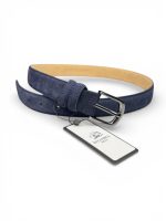 İstanbul Belt Hakiki Süet Kadın Deri Kemer – 3 CM – Gümüş Ton Tokalı, Dayanıklı, Şık & Gerçek Deriden Kemer