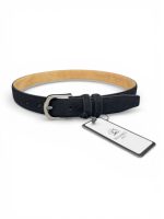 İstanbul Belt Hakiki Süet Kadın Deri Kemer – 3 CM – Gümüş Ton Tokalı, Dayanıklı, Şık & Gerçek Deriden Kemer