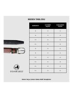 İstanbul Belt Istanbul Belt Lacivert Erkek Kemer – 4 cm – Kalın Tek Kat Deri