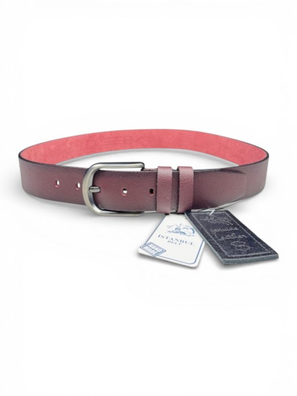 İstanbul Belt Tek Kat Kalın Deri Erkek Kemer – Siyah – 4 cm – Mat Tokalı Sade & Güçlü Tasarım